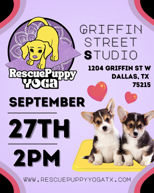 Rescue Puppy Yoga @ Griffin Street Studio