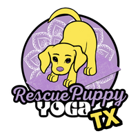 Rescue Puppy Yoga Texas