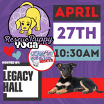 Rescue Puppy Yoga @ Legacy Hall