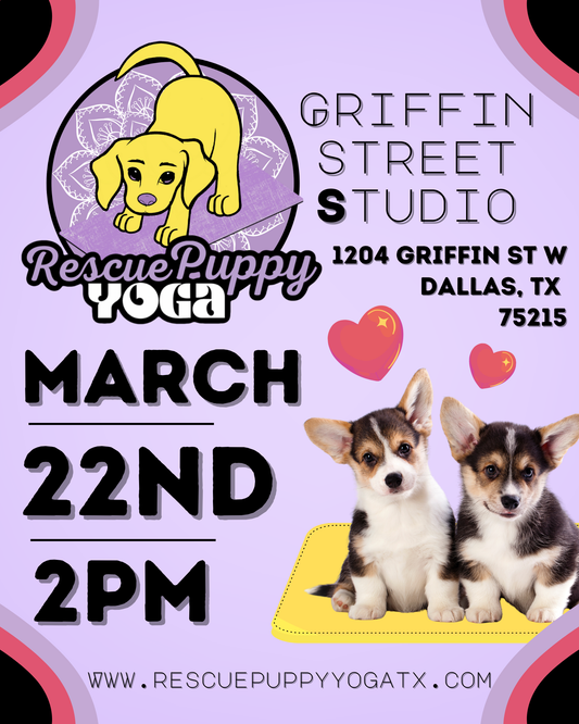 Rescue Puppy Yoga @ Griffin Street Studio