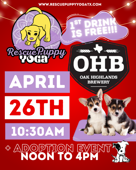 Rescue Puppy Yoga @ Oak Highlands Brewery