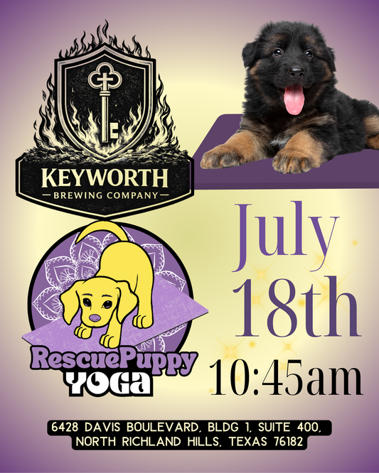 Rescue Puppy Yoga @ Keyworth Brewing Company