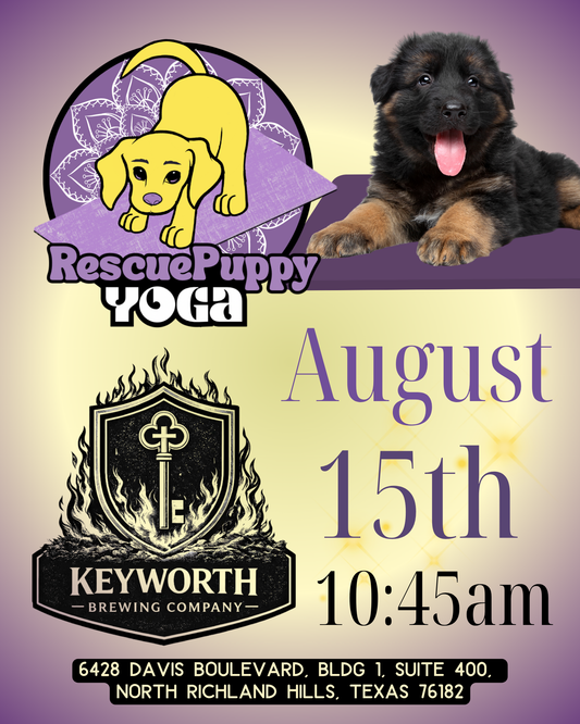 Rescue Puppy Yoga @ Keyworth Brewing Company