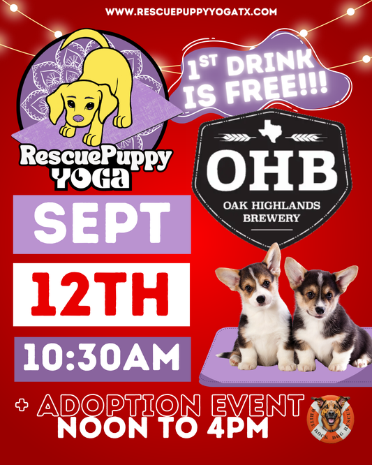 Rescue Puppy Yoga @ Oak Highlands Brewery
