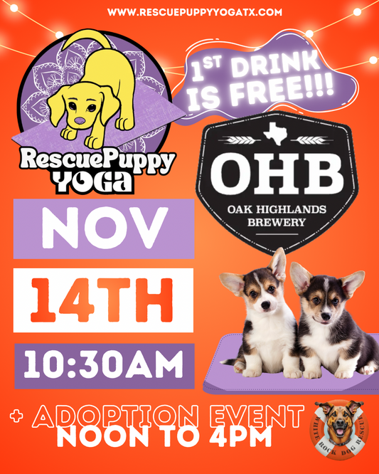 Rescue Puppy Yoga @ Oak Highlands Brewery