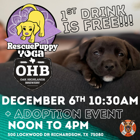 Rescue Puppy Yoga @ Oak Highlands Brewery